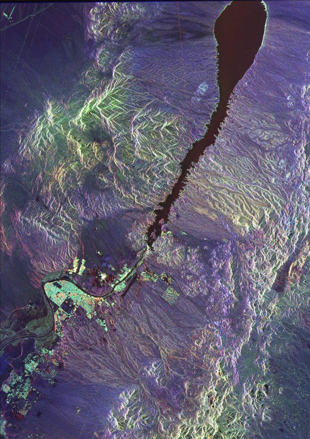 Fotomural Space Radar Image of Colorado River