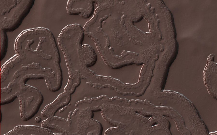 Fotomural The Coolest Landscape on Mars or Earth