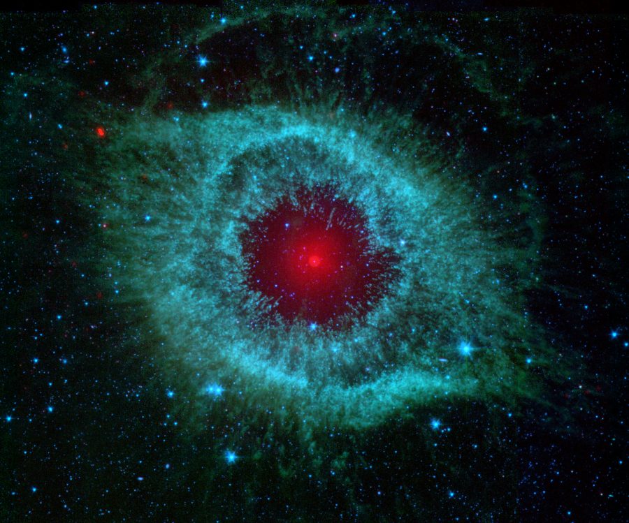 Fotomural Comets Kick up Dust in Helix Nebula