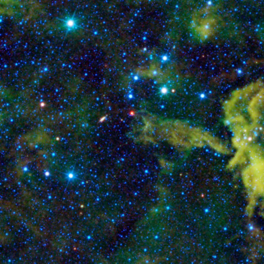 Fotomural Cosmic Alligator Eats its Way through the Sky