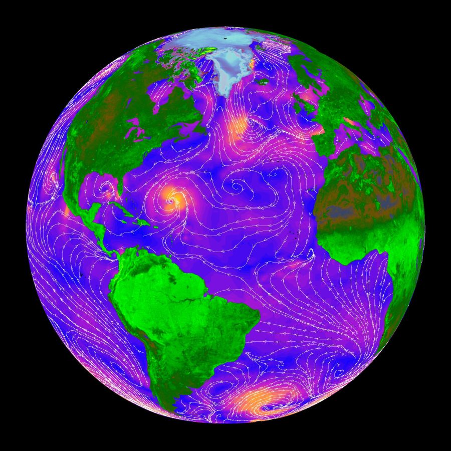 Fotomural SeaWinds - Oceans, Land, Polar Regions