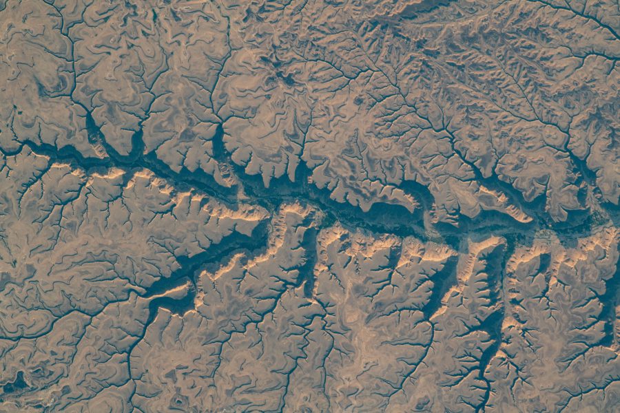 Fotomural Dry river valleys in Yemen
