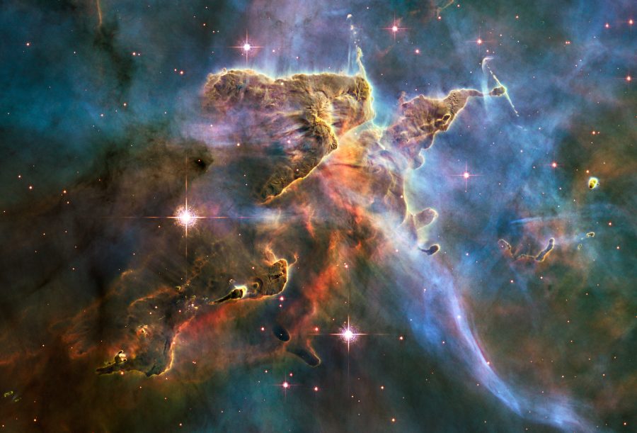 Fotomural Hubble Captures Spectacular "Landscape" in the Carina Nebula